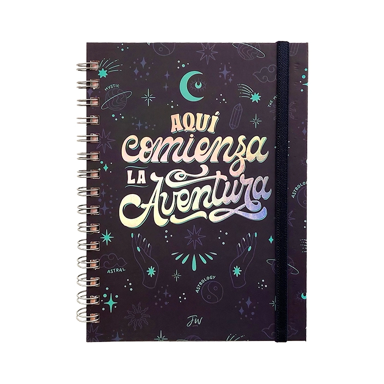 Cuaderno con Espiral A5 FW Magic La Aventura 16x21 cm 96 hojas rayado Art.999732